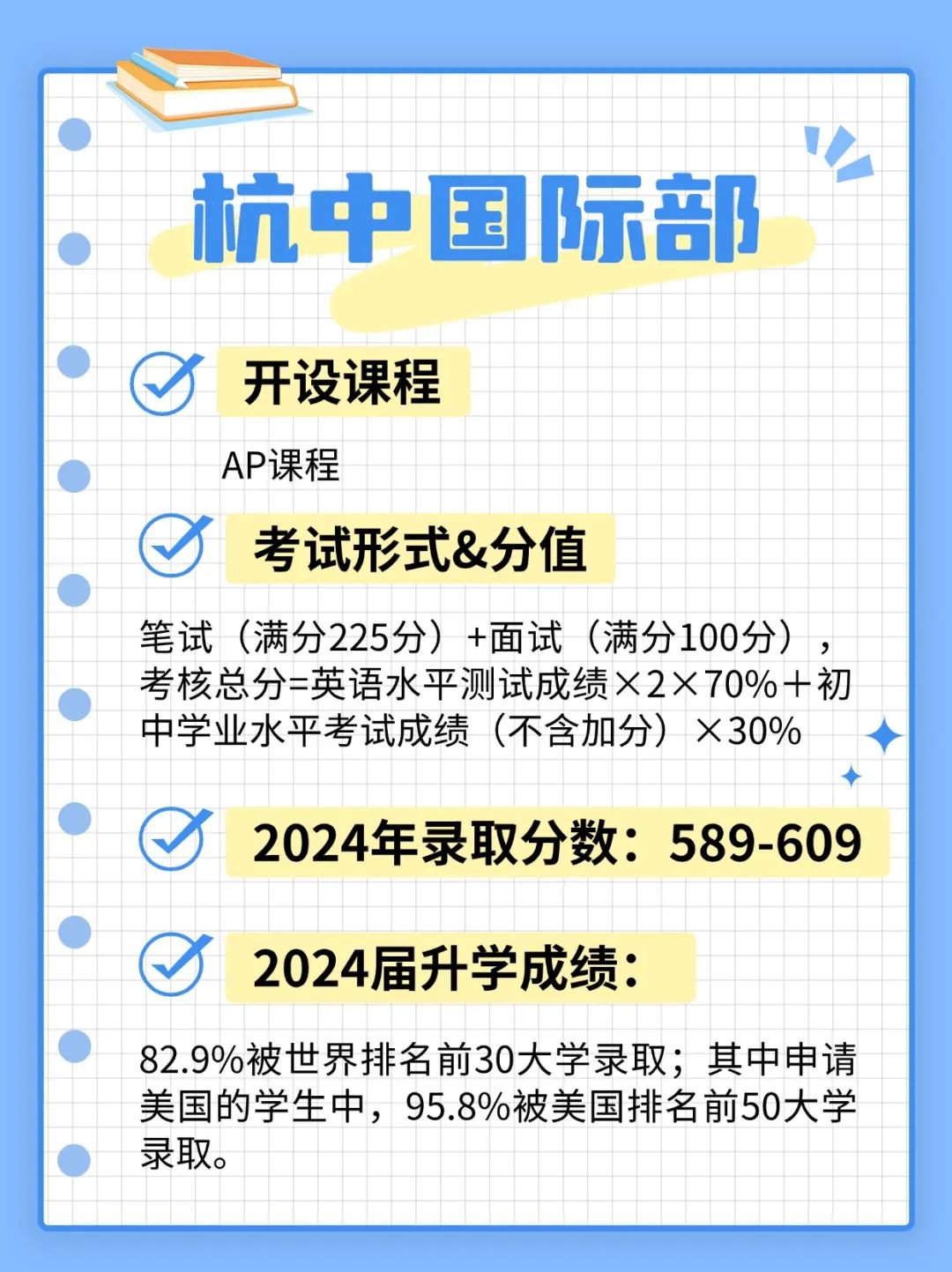 杭中國際部入學(xué)攻略參考